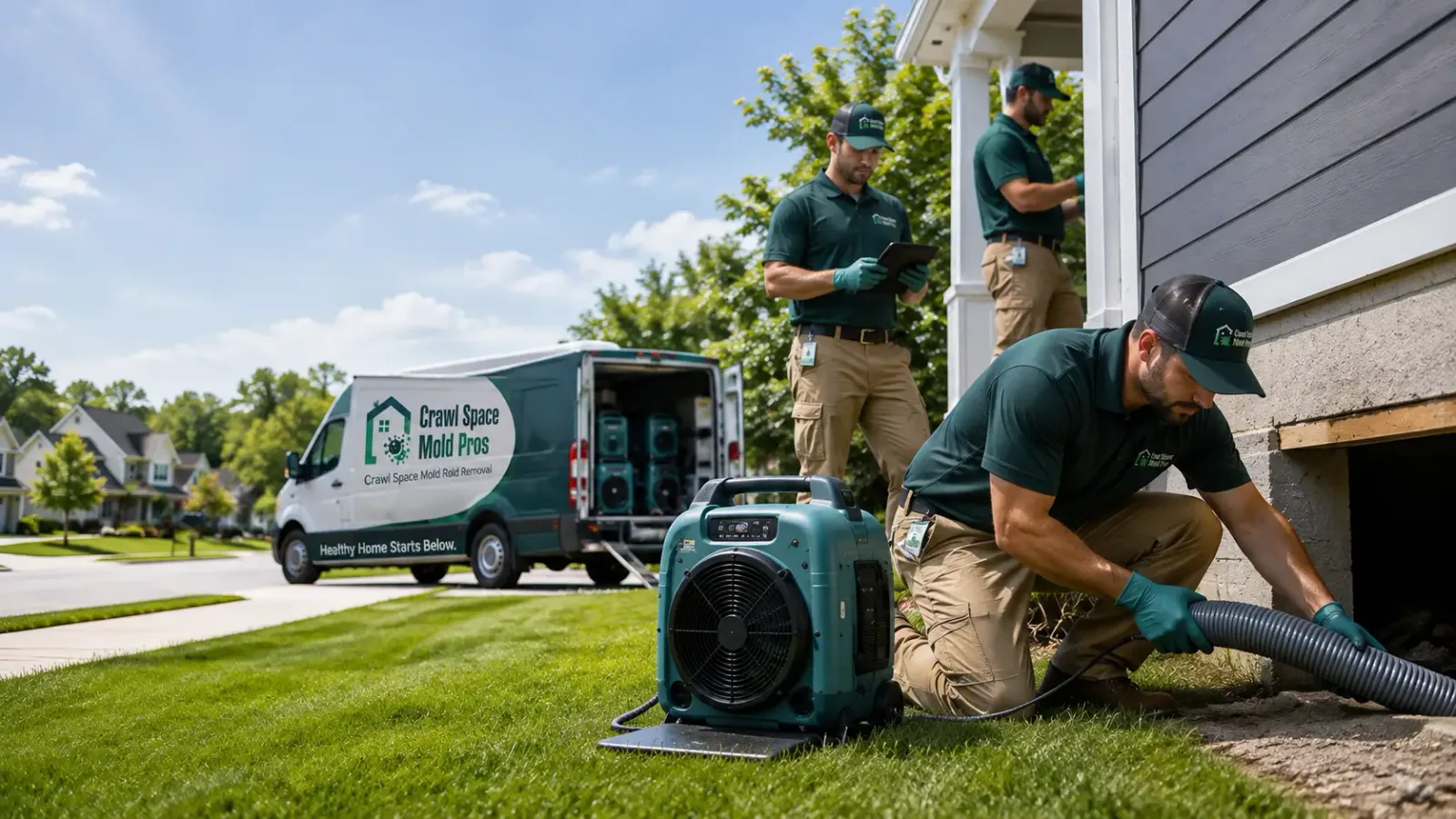 Crawl Space Mold Removal in Derwood, MD
